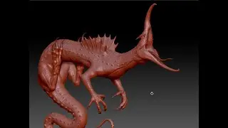 Using Alphas To Get Started with Hand Sculpting Scales in ZBrush