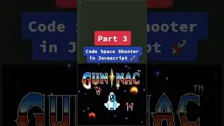 Code Space Shooter in Javascript in 1 minute 👍