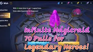 New Game Infinite Magicraid Legendary Hero Pulls!