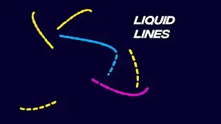 “After Effects Tutorial” Liquid Lines Animation (Анимация Переливающигся Линий)