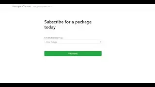 Simple Subscription System Laravel 8 + bootstrap + paystack