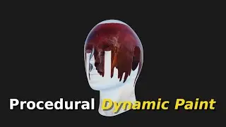 Dynamic Paint with Simulation Nodes of Geometry Nodes in Blender - Demo