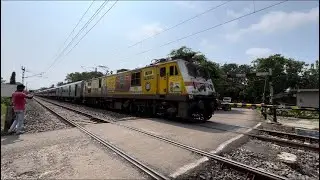 Puri Kamakhya Intercity Madness! High-Speed Skips & Local Train Crossings