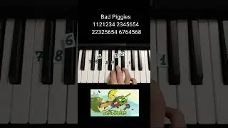 Bad Piggies on piano 🎹 tutorial
