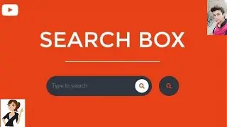 Awesome CSS Search Box Using Only HTML & CSS