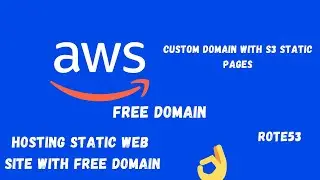 how to host a static website using Amazon S3  + Freenom | Web Hosting||static web site with S3