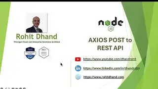 Nodejs AXIOS POST Request