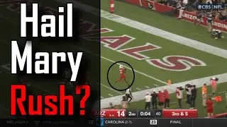 The Cardinals run for a Hail Mary | Chicago Bears Vs Arizona Cardinals