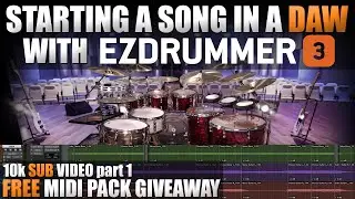 Starting a song in your DAW with EZDrummer 3