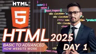 HTML 2025 | Day 1 How Websites Work | Basic to Advanced Guide 
