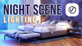 V-RAY Night Scene LIGHTING in 3Ds Max