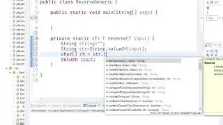 Simple Generic method to reverse data in java.