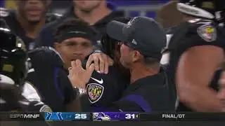 Lamar Jackson GAME WINNING Touchdown Pass to Marquise Brown | Ravens vs Colts