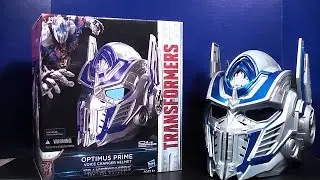 UNBOXING VIDEO TRANSFORMERS 5 THE LAST KNIGHT OPTIMUS PRIME VOICE CHANGER HELMET