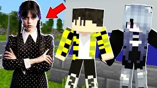 ЭКСТРЕМАЛЬНЫЕ ПРЯТКИ ОТ УЭНСДЕЙ АДДАМС В МАЙНКРАФТ WEDNESDAY ADDAMS В MINECRAFT