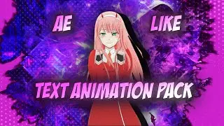 AE Like Text Animation Preset Pack 🔥 | Free XML + Link Download! #alightmotionedit