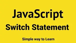 JavaScript Switch Statement #javascript #javascriptforbeginners