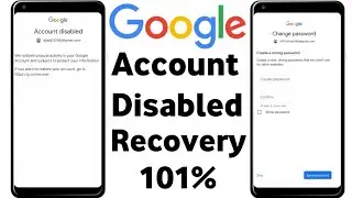 disabled gmail account recovery || how to recover disabled gmail account || Account disabled