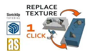 SketchUp Quick Tips_Replace Texture in SketchUp_Free Extension