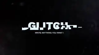 Simple Glitch Logo Intro | After Effects template