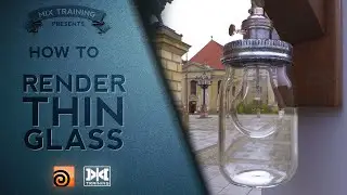 VMT 057 How to render thin glass with Mantra