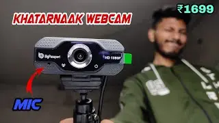 Best Webcam for Online Classes & Streaming Under 2000 | Bigpassport 1080p Webcam Unboxing & Review