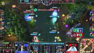 [Worlds 2014] Sneaky Quadrakill on SSB