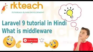 Laravel 9 tutorial in Hindi - What is middleware | Laravel in Hindi Tutorials.