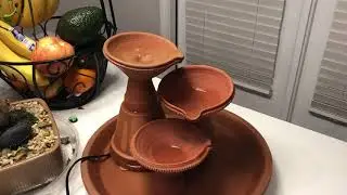 Terracotta water fountain  made for my daughter