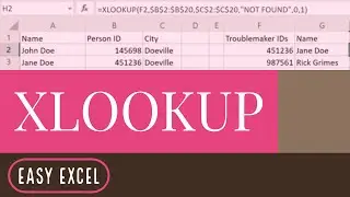 Easy Excel - XLOOKUP (31)