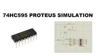 Proteus Simulation | Shift Register | 74HC595