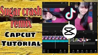 "Sugar Crash Remix" ll Tiktok Photo Trend ll Capcut Tutorial ll How to edit ll MERRYVlogs