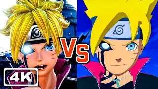 Jump Force Vs Naruto Storm 4 - Ultimate Jutsus, Transformations & Abilities Comparison (4K 60fps)