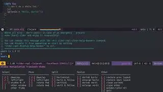 Spacemacs basics for Clojure development