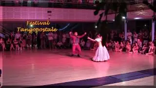 Toulouse, Folklore Argentino en Francia. Giselle Gatica y Roque Castellano. Tangopostale Festival,