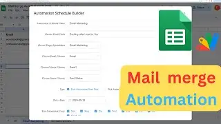 Google Sheets | Mail Merge Automation Builder