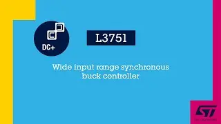 L3751 - 6V to 75V synchronous DC-DC buck controller with duty cycle range