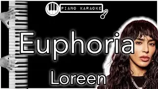 Euphoria - Loreen - Piano Karaoke Instrumental