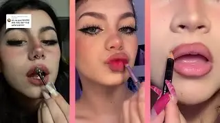 Viral lip tutorial makeup tiktok compilation