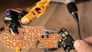 Voice controlled  3D printed ROBOT arm