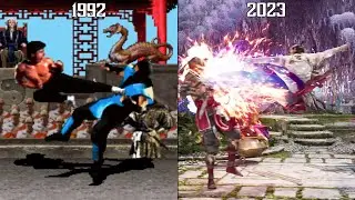 Liu Kang "Flying Kick" Evolution - Mortal Kombat 1-12 (1992-2023) 4K