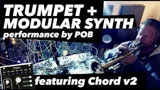 Trumpet + Modular Synth Live performance featuring Chord v2 from QU-Bit Electronix