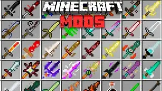 ОБЗОР МОДОВ ПО МАЙНКРАФТУ! МОД НА 100 НОВЫХ ВИДОВ МЕЧЕЙ 100% ТРОЛЛИНГ ЛОВУШКА MINECRAFT