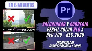 How to CORRECT Overexposed HLG COLOR in REC 709 | Adobe Premiere Pro Tutorial