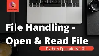 File Handling In Python | Open(), Read() & ReadLine() For Reading File | Python File Handling