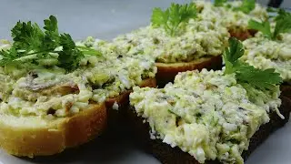 Намазка за 2 минуты на хлеб, вкусно и очень быстро от ТорТании