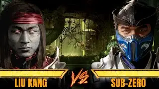 Mortal Kombat 11: Liu Kang vs Sub-Zero || Dead Pool Arena (Very Hard)