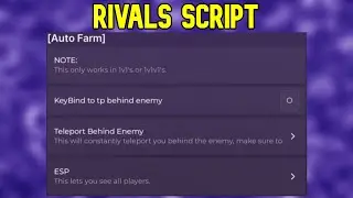 Rivals Script | Roblox Script | Not Patched | No Ban