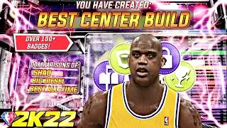 *NEW META 100+ BADGE* BEST CENTER 2-WAY 3-LEVEL SCORER BUILD on NBA 2K22 NEXT GEN!