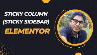 Sticky Column (sticky sidebar) using Elementor